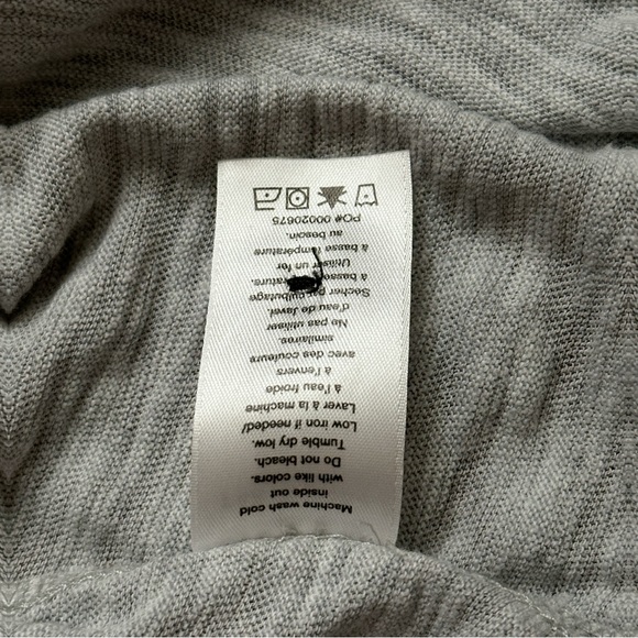 Rag & Bone Henley Shirt Mens Size L Long Sleeve Button Cotton Polyester Gray - Picture 6 of 6